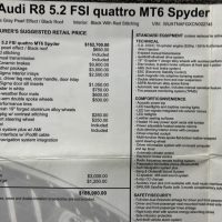 2012 Audi R8 Spyder - Image 121