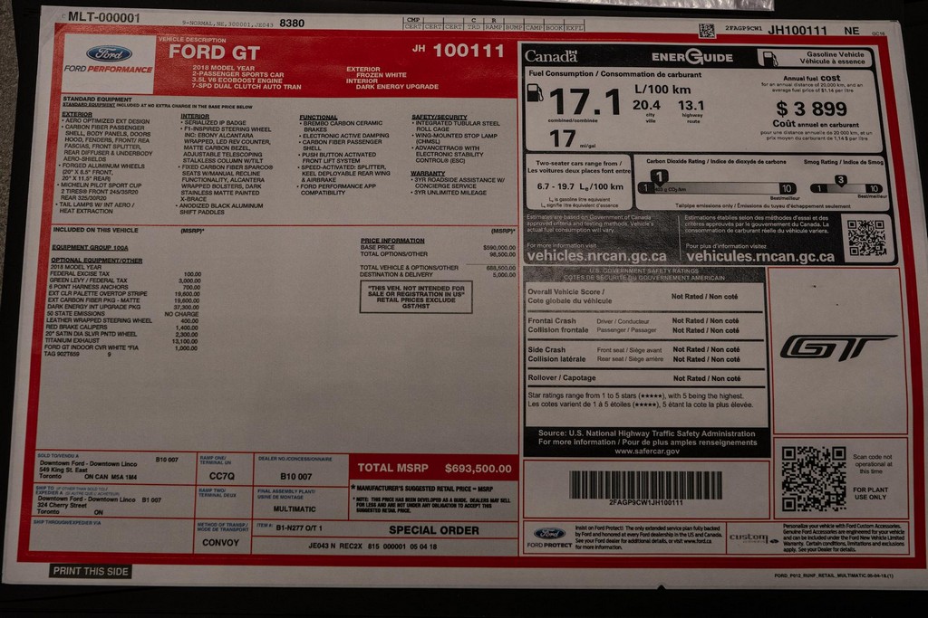 2018 Ford GT – Online Sale - Image 58