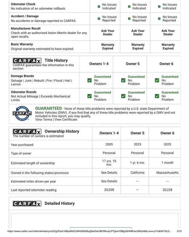2006 Aston Martin DB9 Volante - Image 13