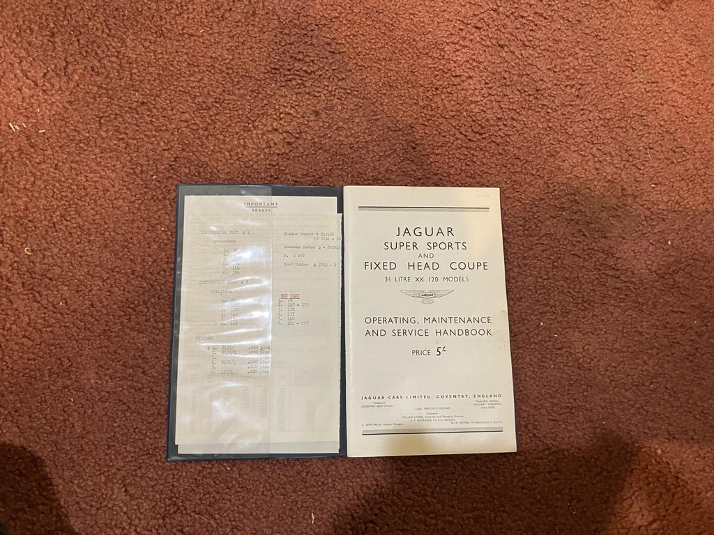 1953 Jaguar XK120 Roadster – Online Sale - Image 33