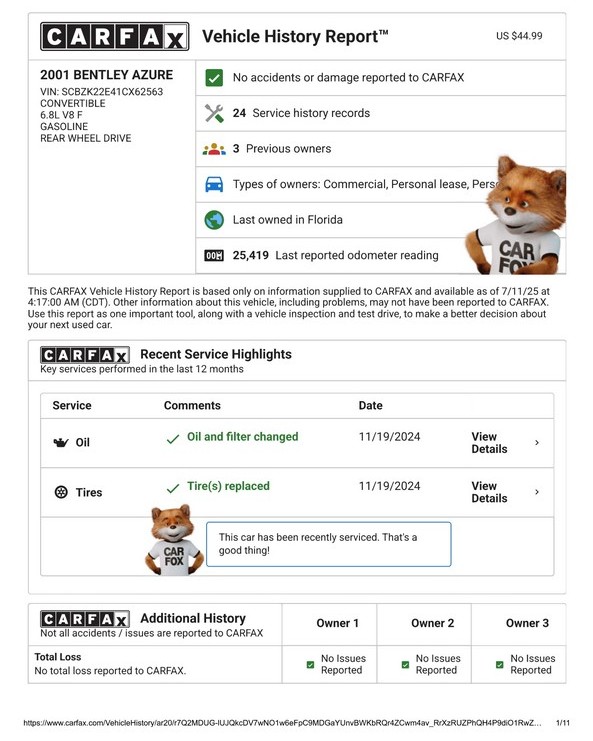 2001 Bentley Azure - Image 20