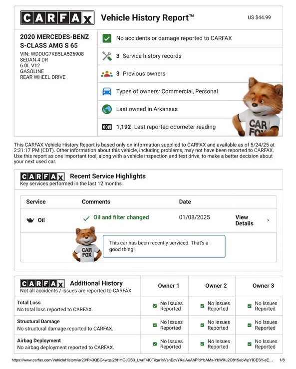 2020 Mercedes-AMG S65 Sedan Final Edition - Image 80