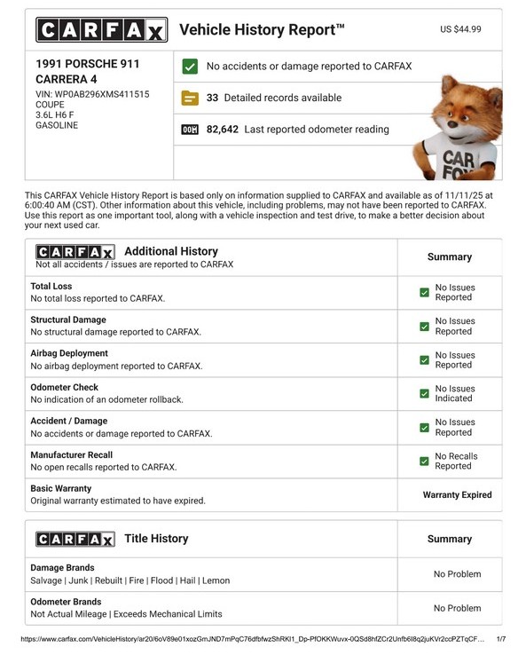 1991 Porsche 911 Carrera 2 Coupe - Image 28