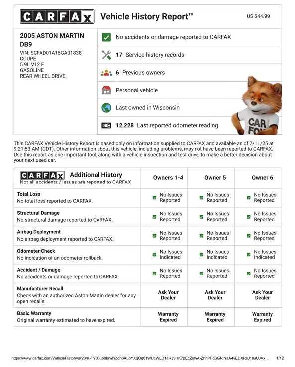 2005 Aston Martin DB9 - Image 11