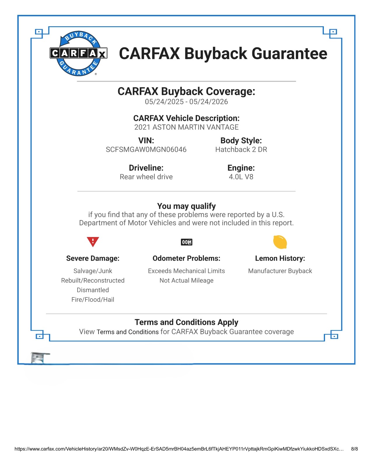 2021 Aston Martin Vantage Coupe - Image 210