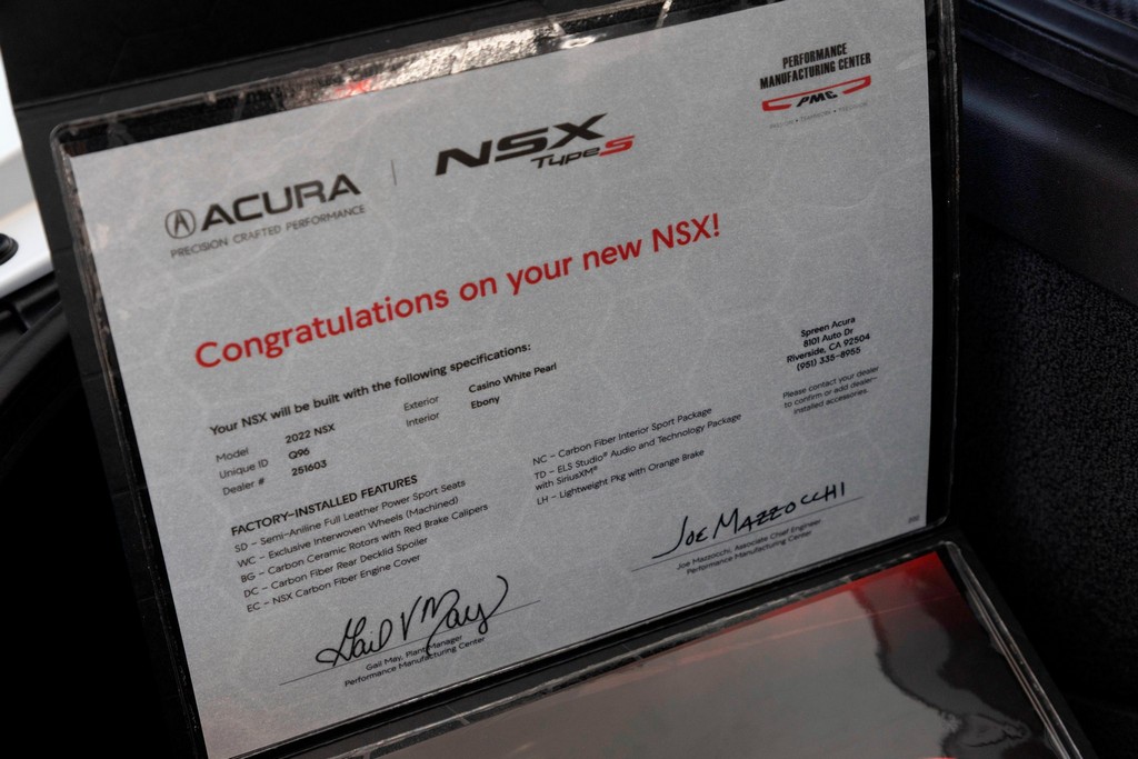 2022 Acura NSX Type S - Image 34