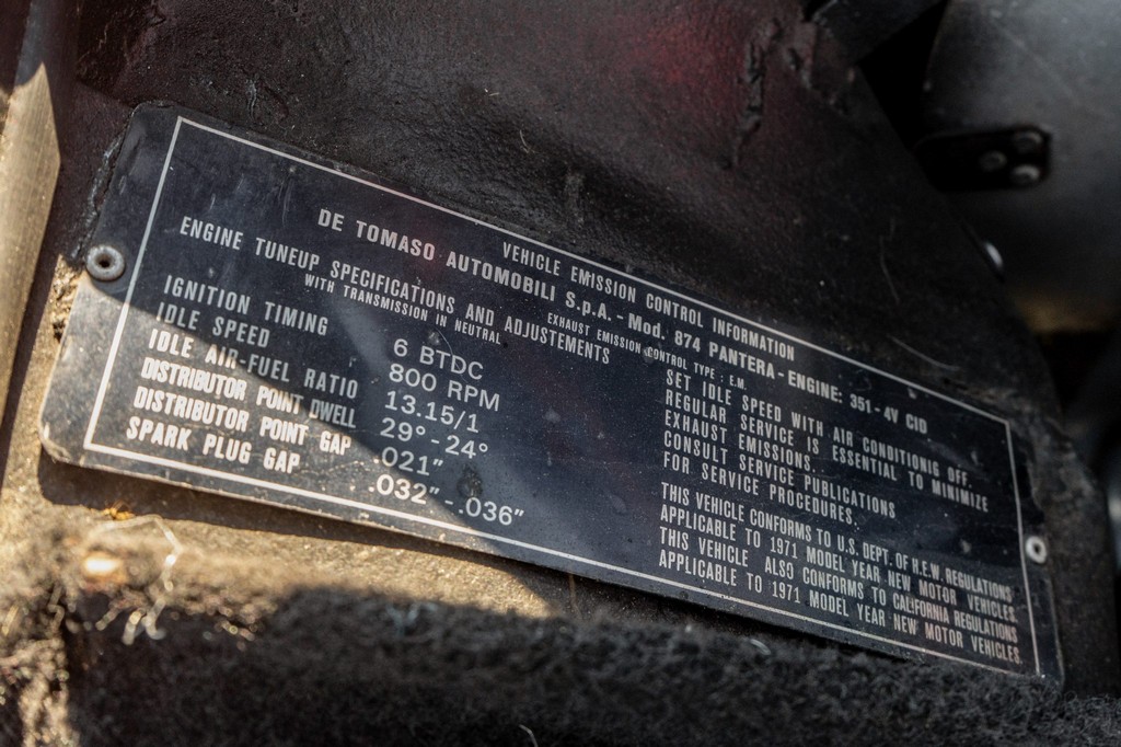 1971 DeTomaso Pantera - Image 81