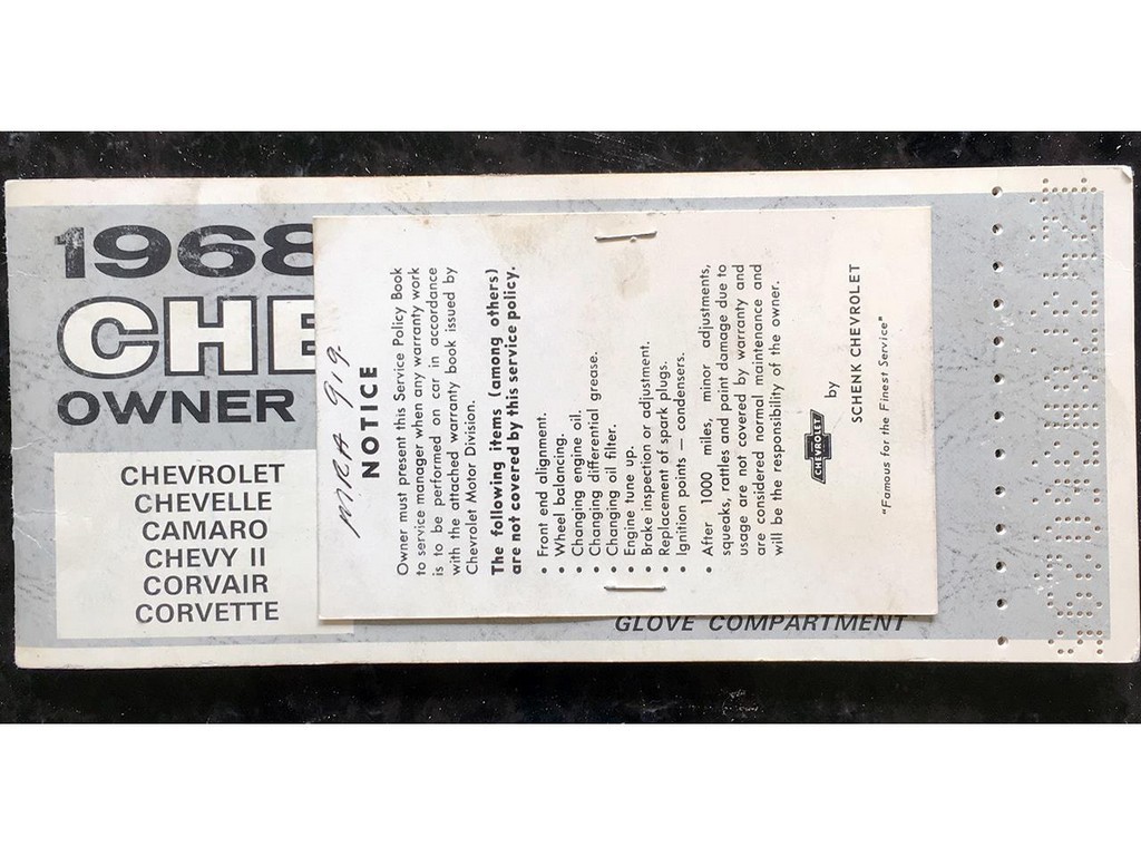 1968 Chevrolet Camaro 327 - Image 9